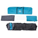 Sport si Outdoor - Camping - Corturi camping - Cort de familie cupola 10 persoane, setare rapida, albastru - Infinity.ro