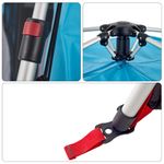 Sport si Outdoor - Camping - Corturi camping - Cort de familie cupola 10 persoane, setare rapida, albastru - Infinity.ro