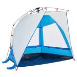 Sport si Outdoor - Camping - Corturi camping - Cort camping 2 persoane albastru azur impermeabil setare rapida - Infinity.ro