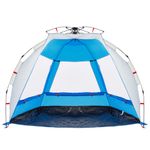 Sport si Outdoor - Camping - Corturi camping - Cort camping 2 persoane albastru azur impermeabil setare rapida - Infinity.ro