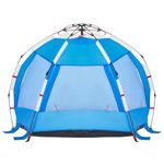 Sport si Outdoor - Camping - Corturi camping - Cort camping 2 persoane albastru azur impermeabil setare rapida - Infinity.ro