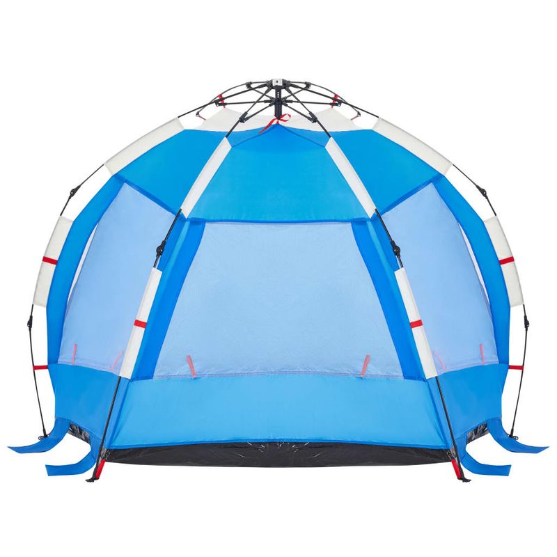 Sport si Outdoor - Camping - Corturi camping - Cort camping 2 persoane albastru azur impermeabil setare rapida - Infinity.ro