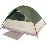Sport si Outdoor - Camping - Corturi camping - Cort de camping cupola pentru 3 persoane, verde, impermeabil - Infinity.ro