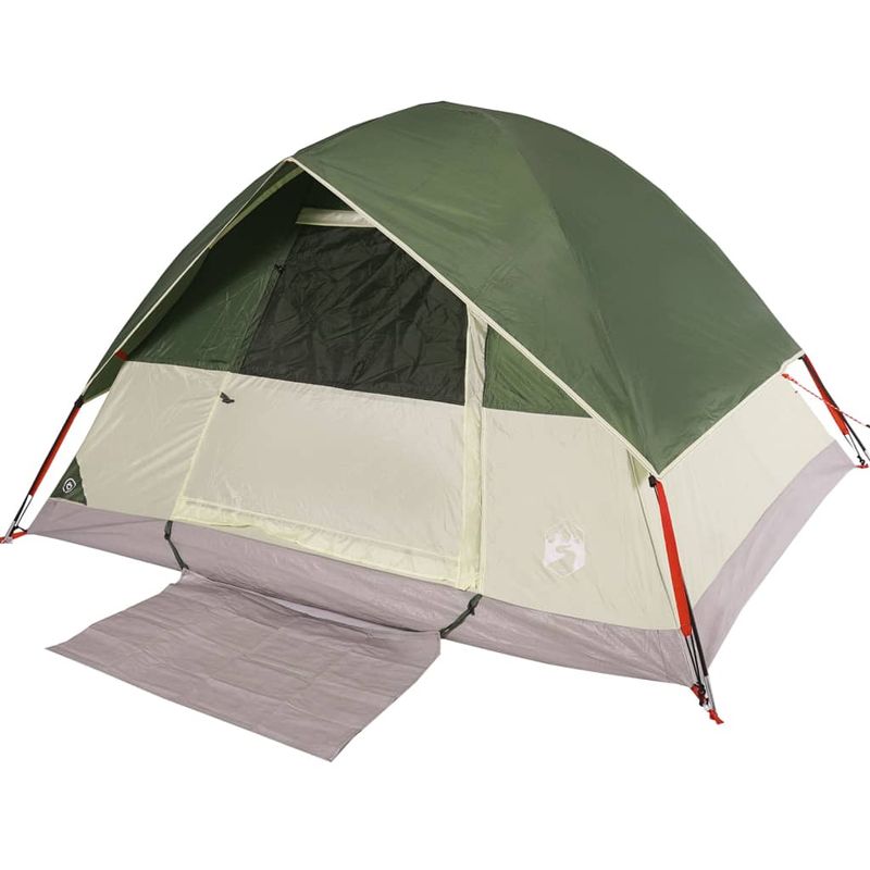 Sport si Outdoor - Camping - Corturi camping - Cort de camping cupola pentru 3 persoane, verde, impermeabil - Infinity.ro