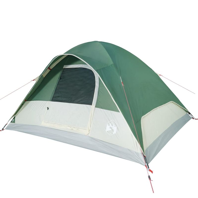Sport si Outdoor - Camping - Corturi camping - Cort de camping cupola pentru 6 persoane, verde, impermeabil - Infinity.ro