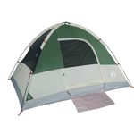 Sport si Outdoor - Camping - Corturi camping - Cort de camping cupola pentru 3 persoane, verde, impermeabil - Infinity.ro