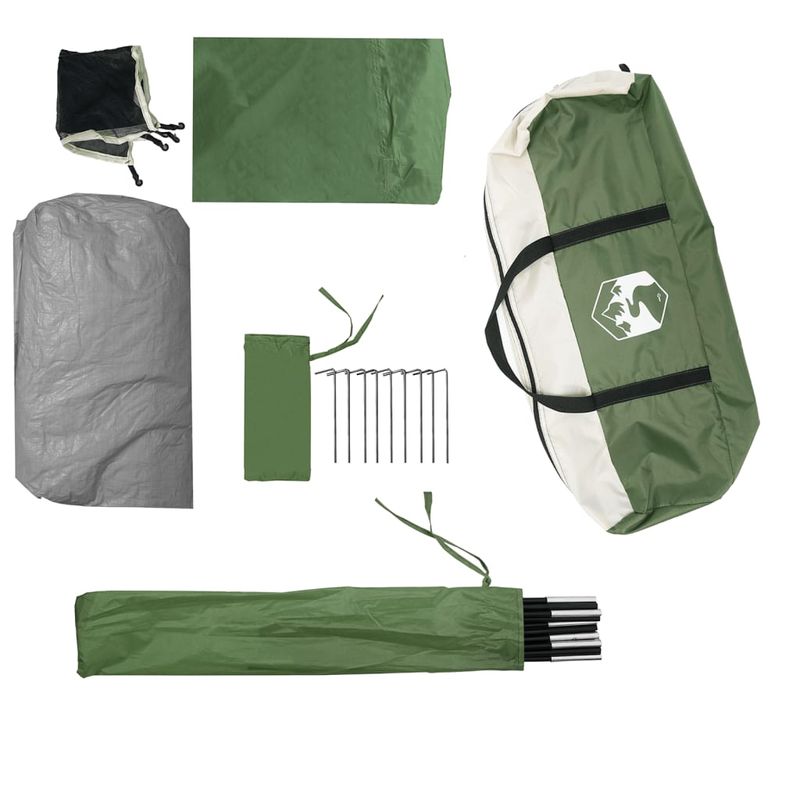 Sport si Outdoor - Camping - Corturi camping - Cort de camping cupola pentru 6 persoane, verde, impermeabil - Infinity.ro