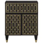 Casa si Gradina - Mobilier - Comode si corpuri - Noptiere - Noptiera, 50x33x60 cm, lemn masiv de mango - Infinity.ro