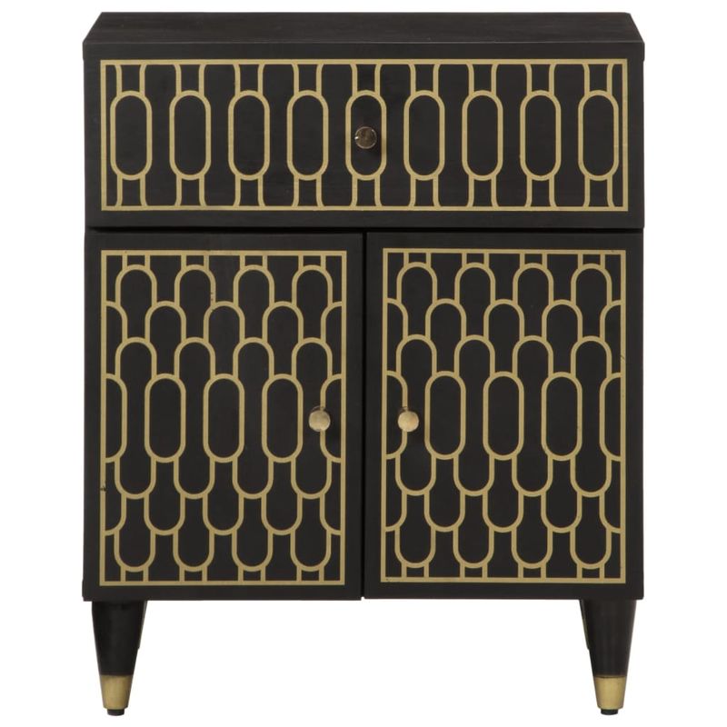 Casa si Gradina - Mobilier - Comode si corpuri - Noptiere - Noptiera, 50x33x60 cm, lemn masiv de mango - Infinity.ro