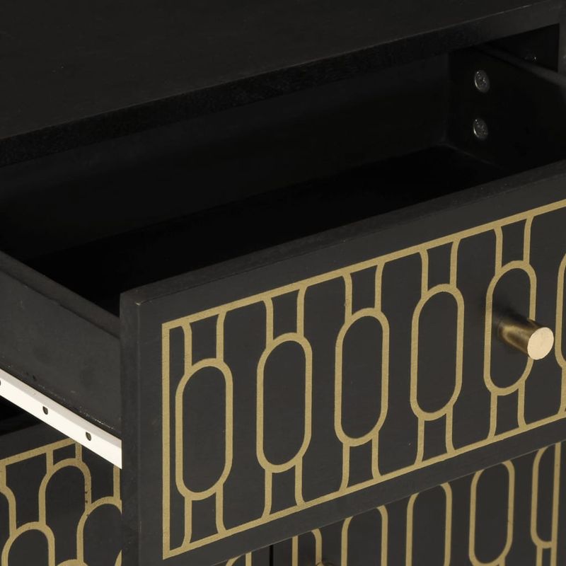 Casa si Gradina - Mobilier - Comode si corpuri - Noptiere - Noptiera, 50x33x60 cm, lemn masiv de mango - Infinity.ro