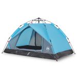 Sport si Outdoor - Camping - Corturi camping - Cort de camping cupola 2 persoane, setare rapida, albastru - Infinity.ro