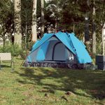 Sport si Outdoor - Camping - Corturi camping - Cort de camping cupola 2 persoane, setare rapida, albastru - Infinity.ro