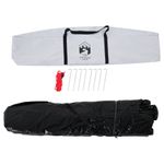 Sport si Outdoor - Camping - Corturi camping - Cort de camping 2 persoane, alb opac, setare rapida, tesatura - Infinity.ro