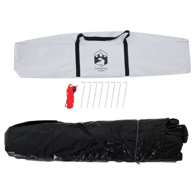 Sport si Outdoor - Camping - Corturi camping - Cort de camping 2 persoane, alb opac, setare rapida, tesatura - Infinity.ro