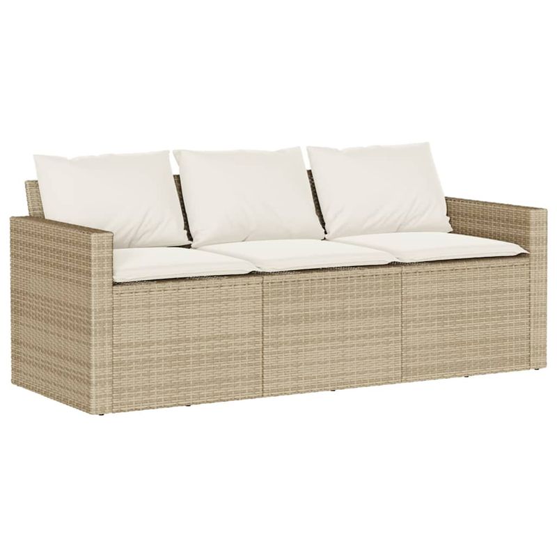 Casa si Gradina - Gradina si terasa - Mobilier exterior - Seturi mobila gradina - Set canapele de gradina cu perne, 6 piese, bej, poliratan - Infinity.ro