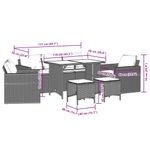 Casa si Gradina - Gradina si terasa - Mobilier exterior - Seturi mobila gradina - Set canapele de gradina cu perne, 6 piese, bej, poliratan - Infinity.ro