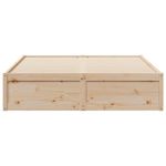 Casa si Gradina - Mobilier - Paturi si accesorii - Paturi - Cadru de pat, 150x200 cm, lemn masiv de pin - Infinity.ro