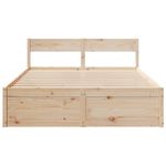 Casa si Gradina - Mobilier - Paturi si accesorii - Paturi - Cadru de pat cu sertare, 150x200 cm, lemn masiv pin - Infinity.ro