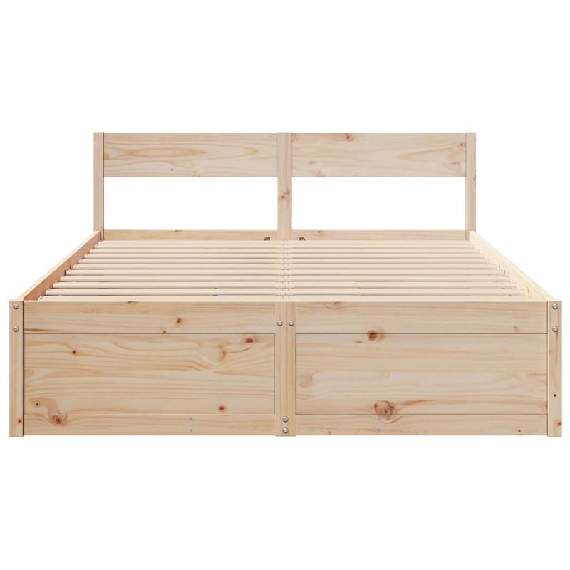 Casa si Gradina - Mobilier - Paturi si accesorii - Paturi - Cadru de pat cu sertare, 150x200 cm, lemn masiv pin - Infinity.ro
