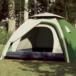 Sport si Outdoor - Camping - Corturi camping - Cort de camping cupola 4 persoane, setare rapida, verde - Infinity.ro