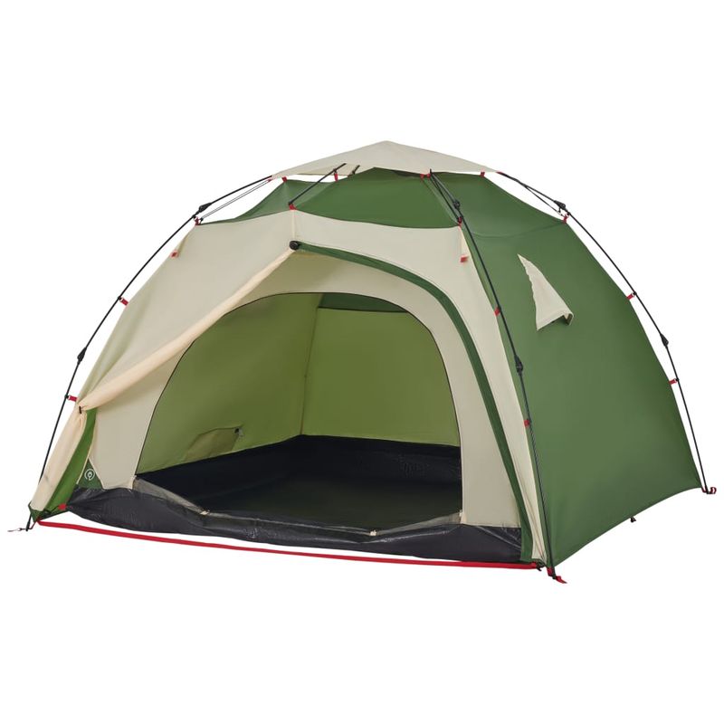Sport si Outdoor - Camping - Corturi camping - Cort de camping cupola 4 persoane, setare rapida, verde - Infinity.ro
