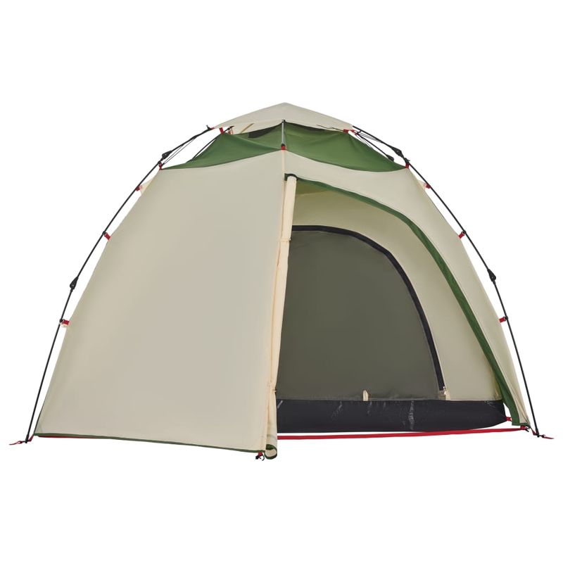 Sport si Outdoor - Camping - Corturi camping - Cort de camping cupola 4 persoane, setare rapida, verde - Infinity.ro