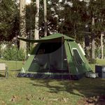 Sport si Outdoor - Camping - Corturi camping - Cort de camping cupola 5 persoane, setare rapida, verde - Infinity.ro