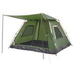 Sport si Outdoor - Camping - Corturi camping - Cort de camping cupola 5 persoane, setare rapida, verde - Infinity.ro