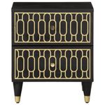 Casa si Gradina - Mobilier - Comode si corpuri - Noptiere - Noptiere, 2 buc., 40x33x46 cm, lemn masiv de acacia - Infinity.ro