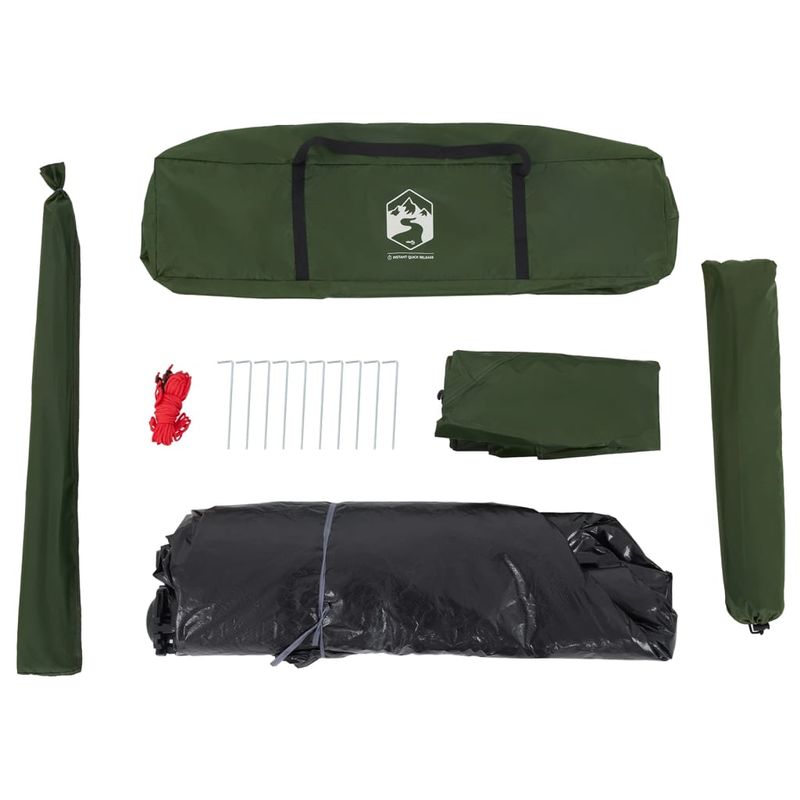 Sport si Outdoor - Camping - Corturi camping - Cort de camping cupola 5 persoane, setare rapida, verde - Infinity.ro