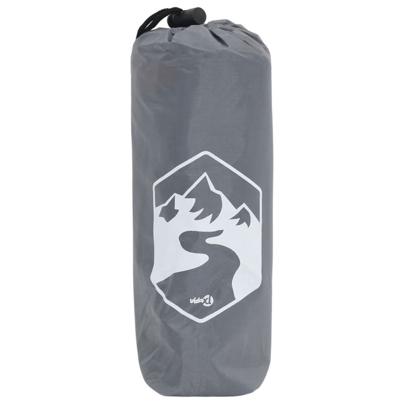 Sport si Outdoor - Camping - Accesorii camping si drumetii - Poncho ploaie cu gluga design 2 in 1 gri/portocaliu 223x145 cm - Infinity.ro