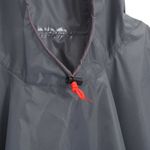 Sport si Outdoor - Camping - Accesorii camping si drumetii - Poncho ploaie cu gluga design 2 in 1 gri/portocaliu 223x145 cm - Infinity.ro