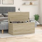 Casa si Gradina - Mobilier - Organizare si depozitare - Cutii depozitare - Cutie de depozitare stejar sonoma, 100x42x46 cm, lemn prelucrat - Infinity.ro