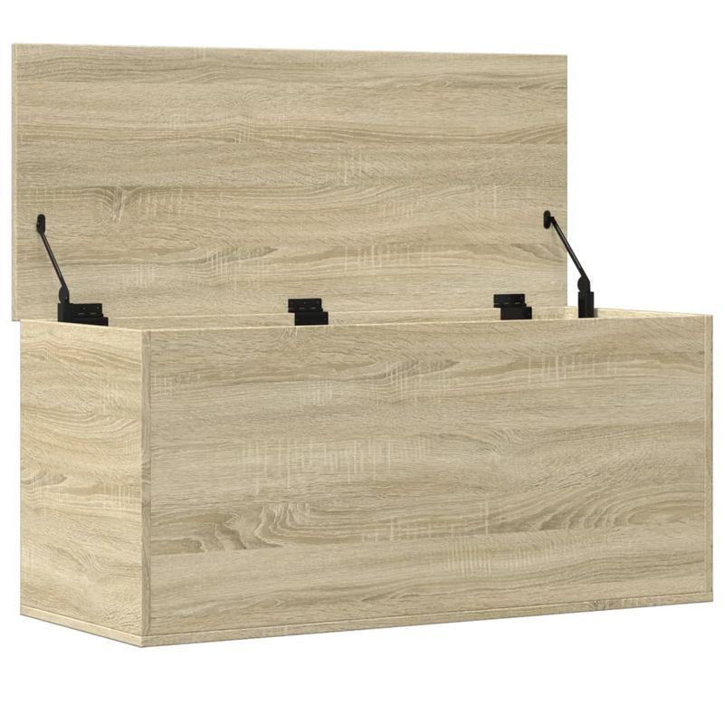 Casa si Gradina - Mobilier - Organizare si depozitare - Cutii depozitare - Cutie de depozitare stejar sonoma, 100x42x46 cm, lemn prelucrat - Infinity.ro