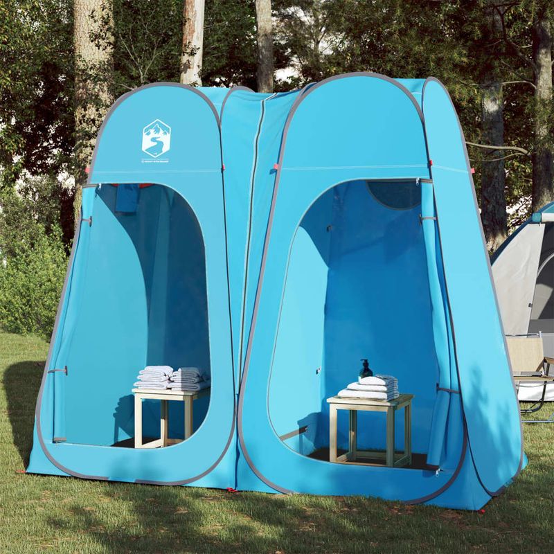 Sport si Outdoor - Camping - Corturi camping - Cort de intimitate pop-up, albastru, impermeabil - Infinity.ro