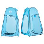 Sport si Outdoor - Camping - Corturi camping - Cort de intimitate pop-up, albastru, impermeabil - Infinity.ro