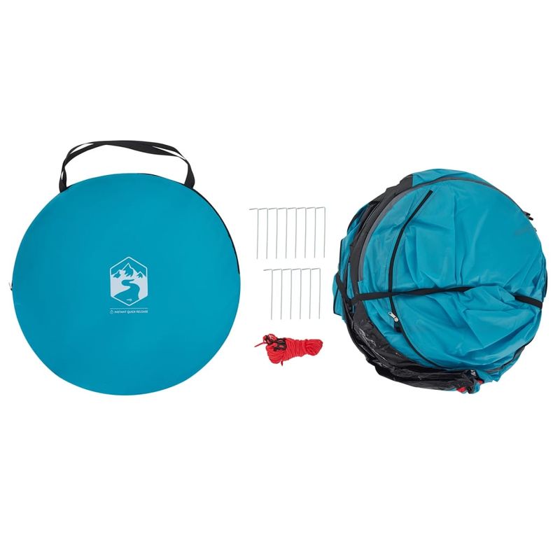 Sport si Outdoor - Camping - Corturi camping - Cort de intimitate pop-up, albastru, impermeabil - Infinity.ro