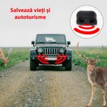 Auto si Moto - Piese auto si accesorii - Caroserie - Alte accesorii caroserie - Avertizor sonor animale BYNOVIS®, activat de vant, accesoriu auto, ultrasunet, indeparteaza animale salbatice - Infinity.ro