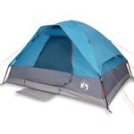 Sport si Outdoor - Camping - Corturi camping - Cort de camping cupola pentru 4 persoane, albastru, impermeabil - Infinity.ro
