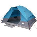 Sport si Outdoor - Camping - Corturi camping - Cort de camping cupola pentru 4 persoane, albastru, impermeabil - Infinity.ro