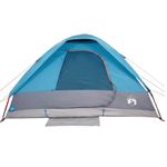Sport si Outdoor - Camping - Corturi camping - Cort de camping cupola pentru 4 persoane, albastru, impermeabil - Infinity.ro