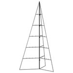 Casa si Gradina - Decoratiuni - Decoratiuni de sezon - Brad de Craciun din metal pentru decor, negru, 100 cm - Infinity.ro