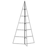 Casa si Gradina - Decoratiuni - Decoratiuni de sezon - Brad de Craciun din metal pentru decor, negru, 100 cm - Infinity.ro
