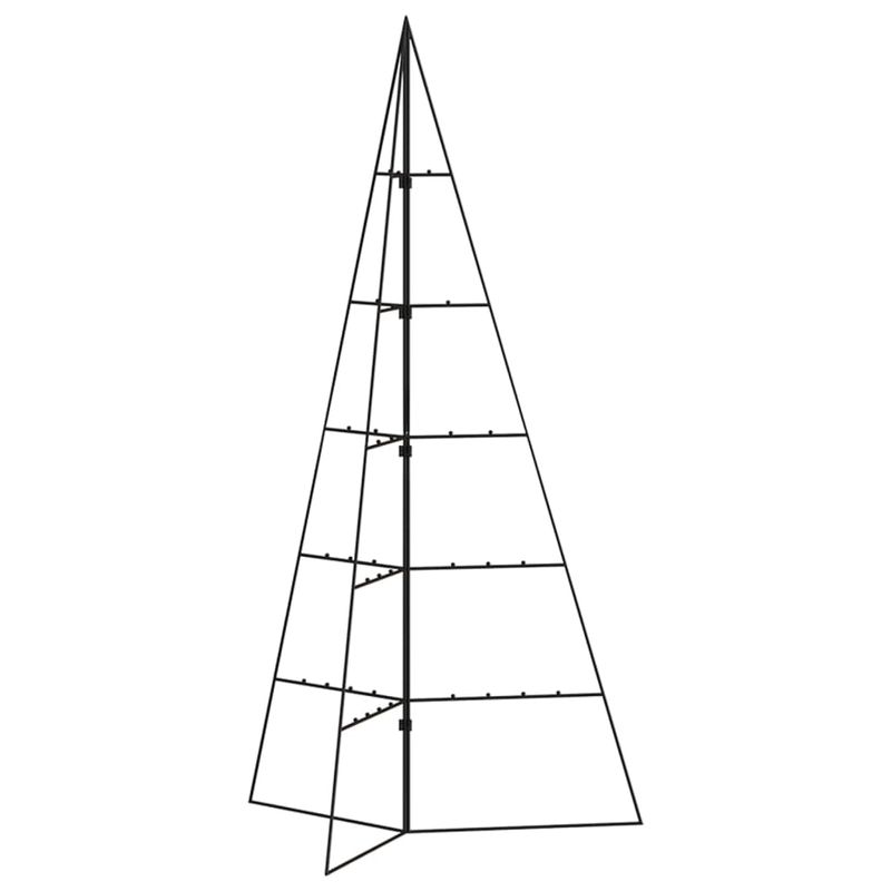 Casa si Gradina - Decoratiuni - Decoratiuni de sezon - Brad de Craciun din metal pentru decor, negru, 100 cm - Infinity.ro