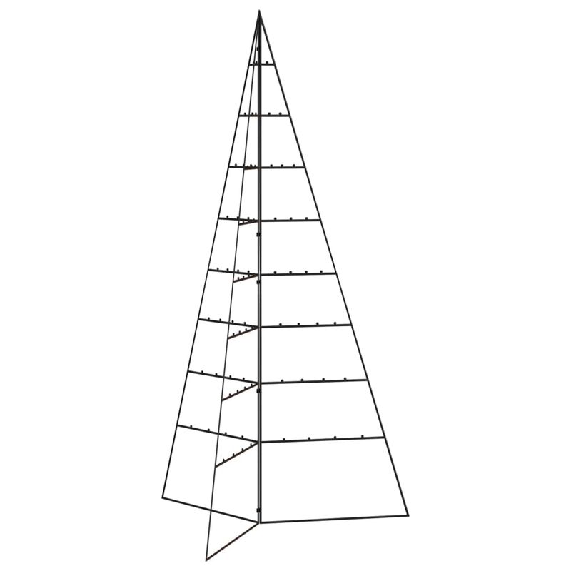 Casa si Gradina - Decoratiuni - Decoratiuni de sezon - Brad de Craciun din metal pentru decor, negru, 180 cm - Infinity.ro