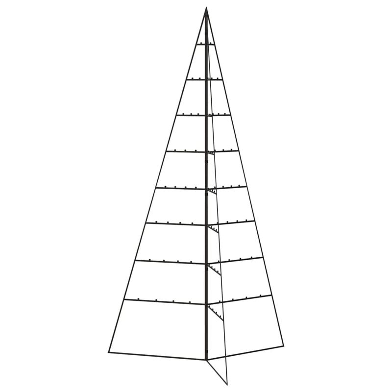 Casa si Gradina - Decoratiuni - Decoratiuni de sezon - Brad de Craciun din metal pentru decor, negru, 180 cm - Infinity.ro