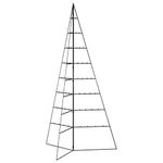 Casa si Gradina - Decoratiuni - Decoratiuni de sezon - Brad de Craciun din metal pentru decor, negru, 180 cm - Infinity.ro