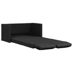 Casa si Gradina - Mobilier - Canapele si coltare - Canapele - Canapea extensibila 2 in 1, negru, 112x174x55cm piele ecologica - Infinity.ro