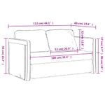 Casa si Gradina - Mobilier - Canapele si coltare - Canapele - Canapea extensibila 2 in 1, negru, 112x174x55cm piele ecologica - Infinity.ro