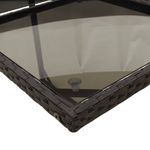 Casa si Gradina - Gradina si terasa - Mobilier exterior - Seturi mobila gradina - Set mobilier de gradina cu perne, 5 piese, negru, poliratan - Infinity.ro